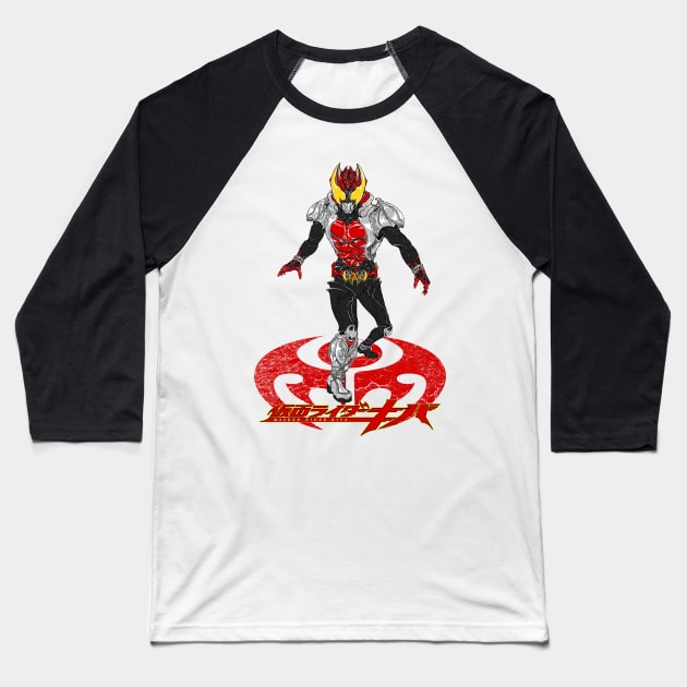 Kamen RIder Kiva Baseball T-Shirt by OreBakemono